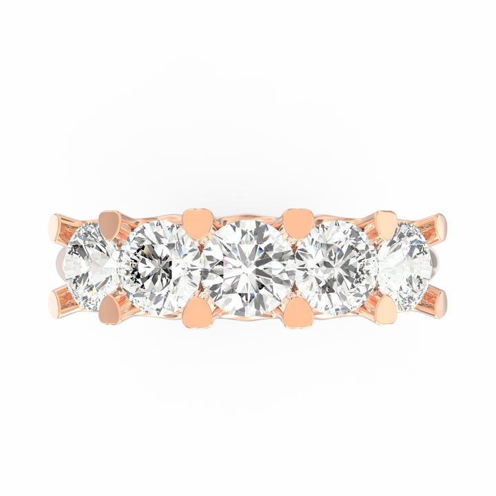 Diamond Cascade Diamond Wedding Band