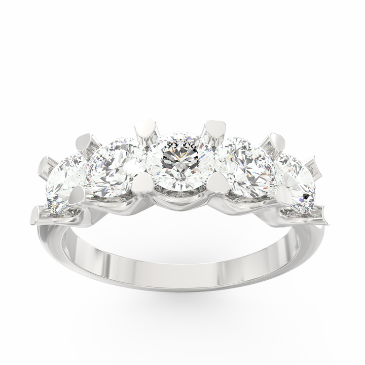 Diamond Cascade Diamond Wedding Band