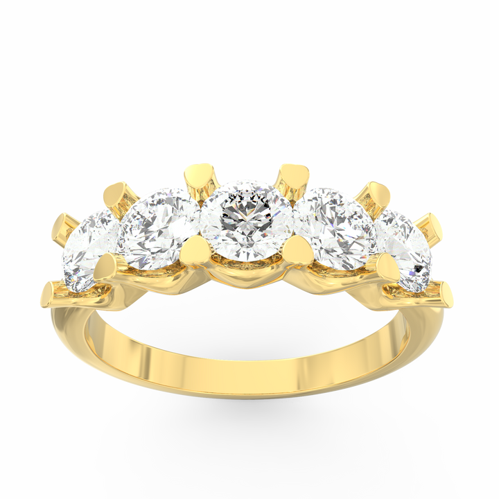 Diamond Cascade Diamond Wedding Band