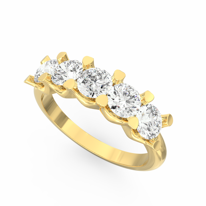 Diamond Cascade Diamond Wedding Band