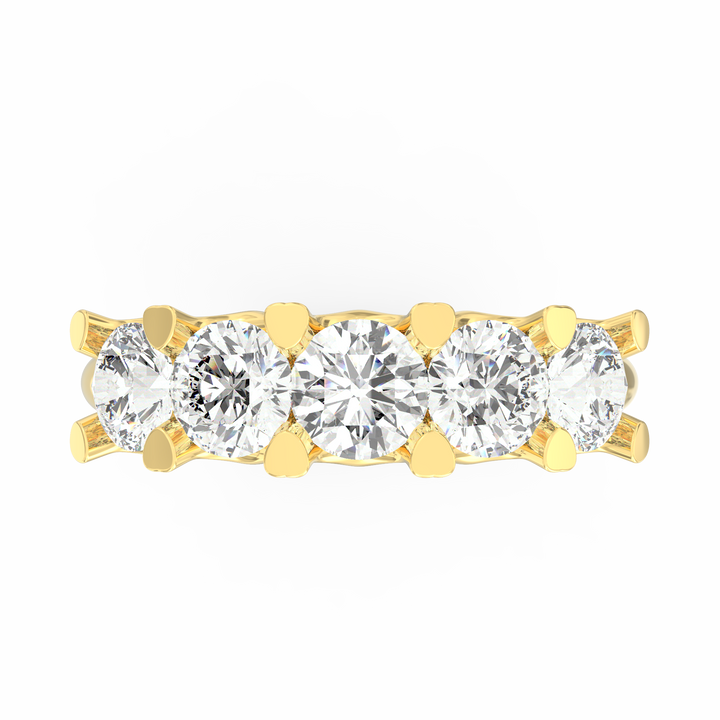 Diamond Cascade Diamond Wedding Band