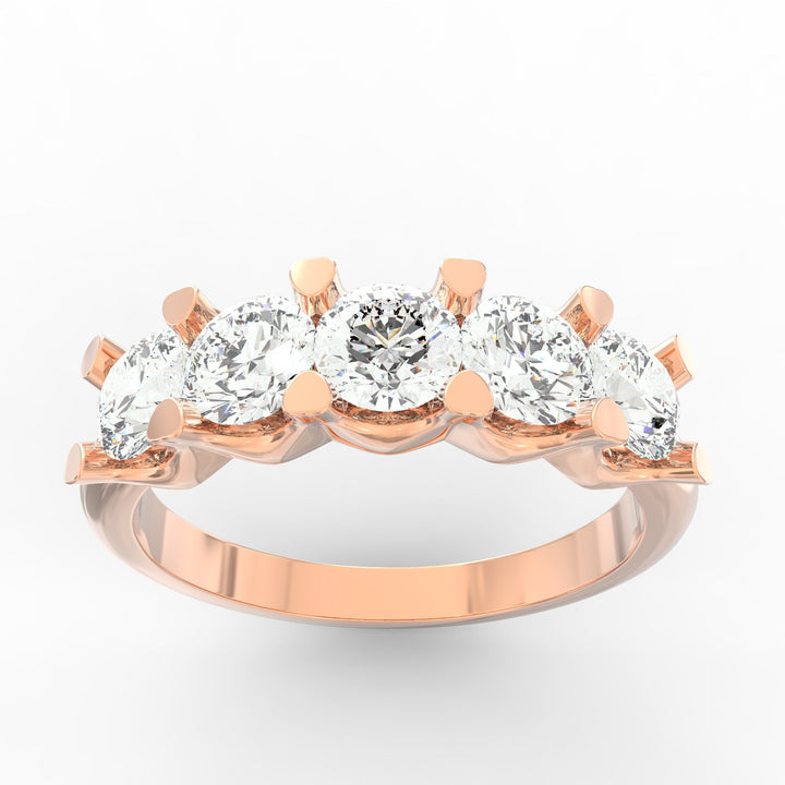 Diamond Cascade Diamond Wedding Band