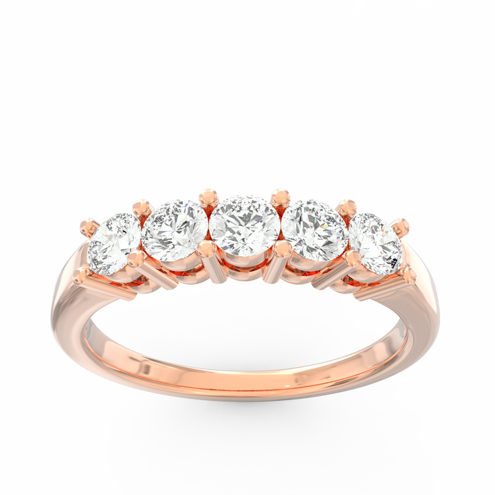 Radiant Reflections Diamond Wedding Ring