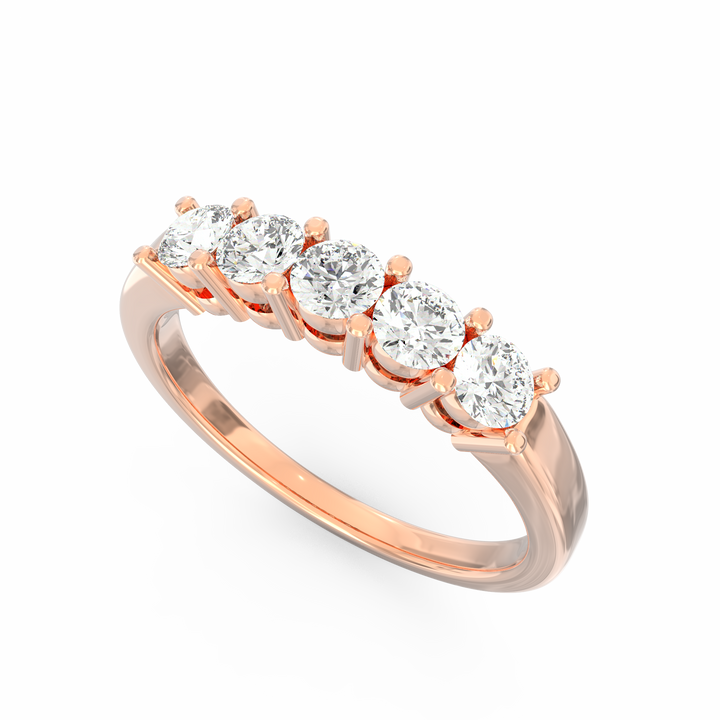Radiant Reflections Diamond Wedding Ring