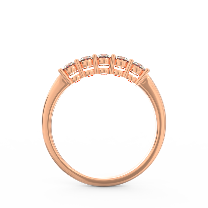 Radiant Reflections Diamond Wedding Ring