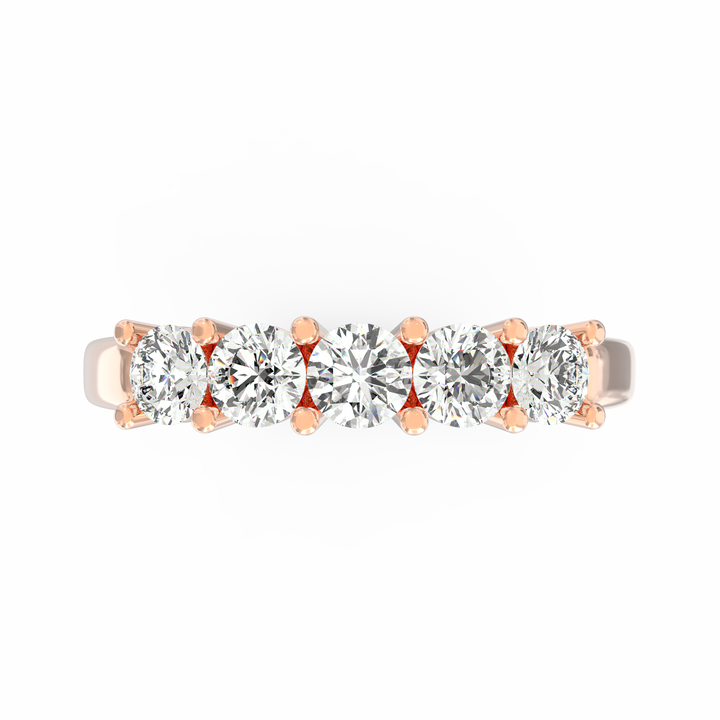 Radiant Reflections Diamond Wedding Ring