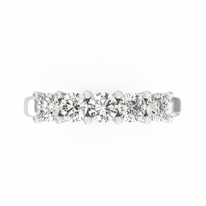 Radiant Reflections Diamond Wedding Ring