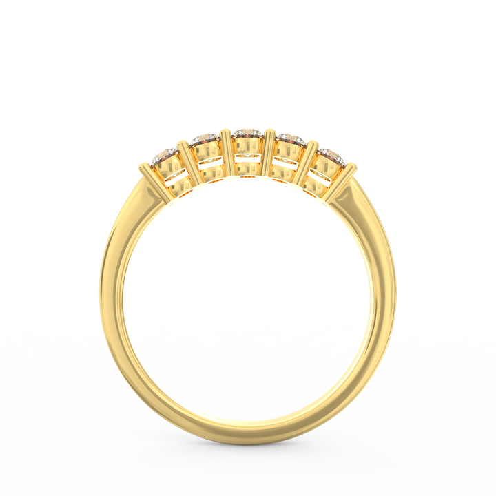 Radiant Reflections Diamond Wedding Ring