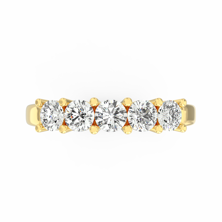 Radiant Reflections Diamond Wedding Ring