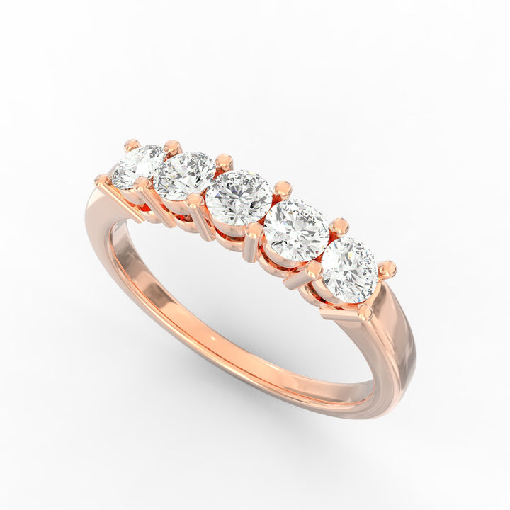 Radiant Reflections Diamond Wedding Ring