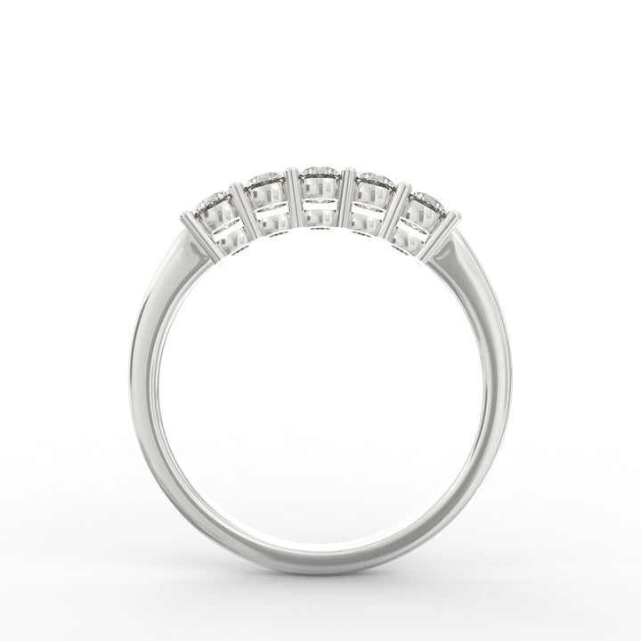 Radiant Reflections Diamond Wedding Ring