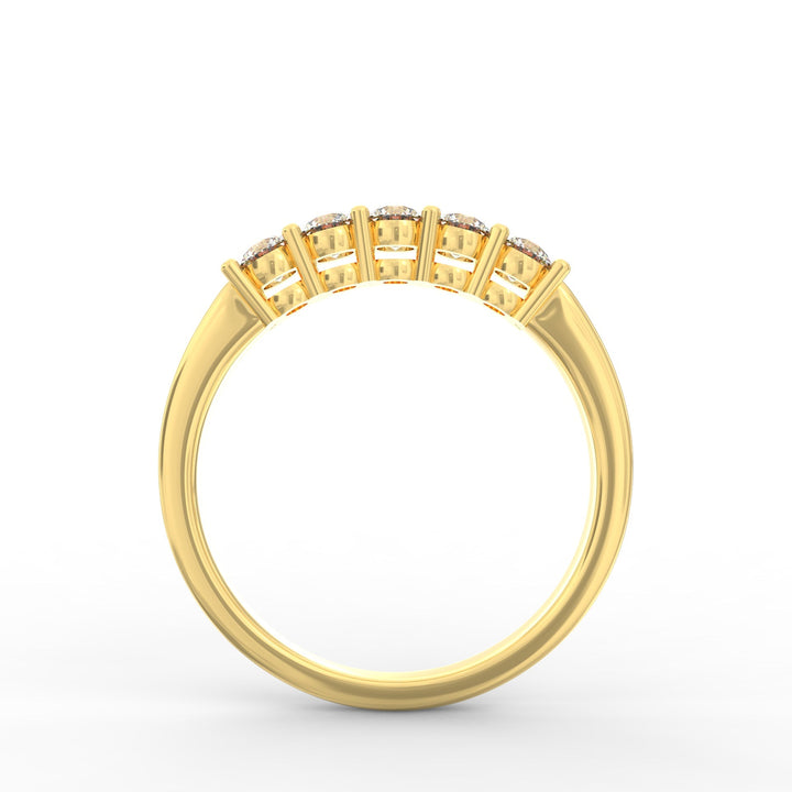 Radiant Reflections Diamond Wedding Ring