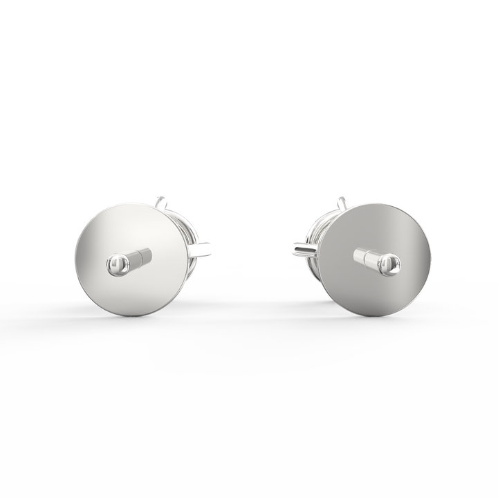 Timeless Brilliance - Solitaire Round Diamond Ear Studs