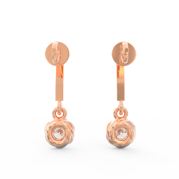 Enchanting Blooms - Floral Dangler Earrings