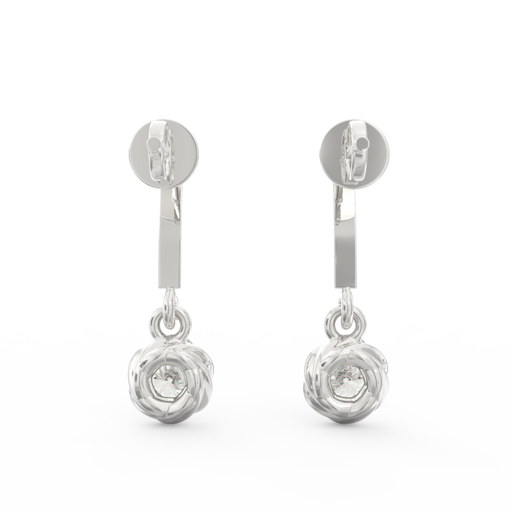 Enchanting Blooms - Floral Dangler Earrings