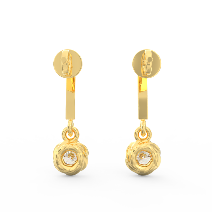Enchanting Blooms - Floral Dangler Earrings