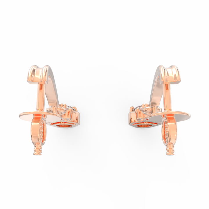 Radiant Cascades - Dangling Diamond Earrings
