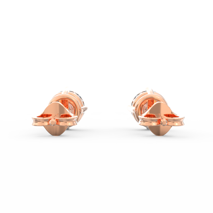 Timeless Elegance - Classic Solitaire Diamond Ear Studs