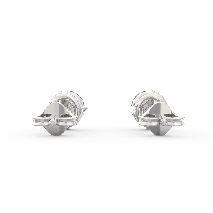 Timeless Elegance - Classic Solitaire Diamond Ear Studs