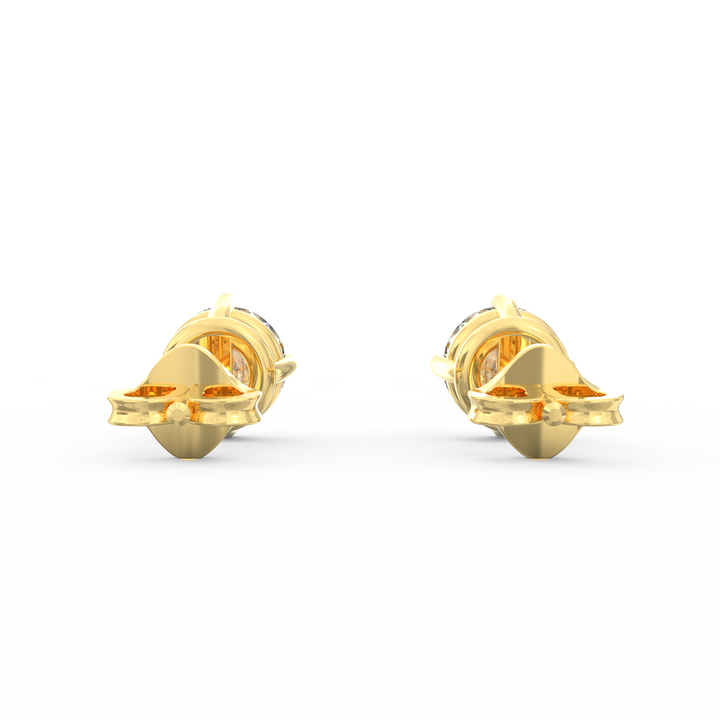 Timeless Elegance - Classic Solitaire Diamond Ear Studs
