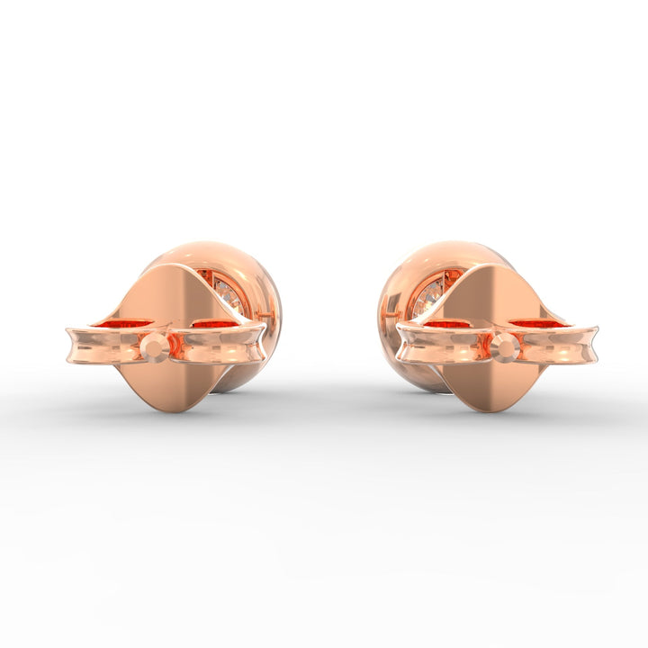 Bezel Brilliance Stud Earring
