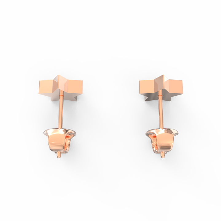 Starry Elegance Round Earstuds