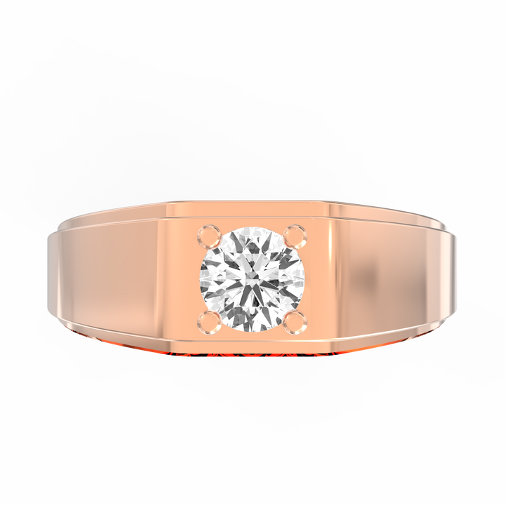 Timeless Solitaire Men's Diamond Ring