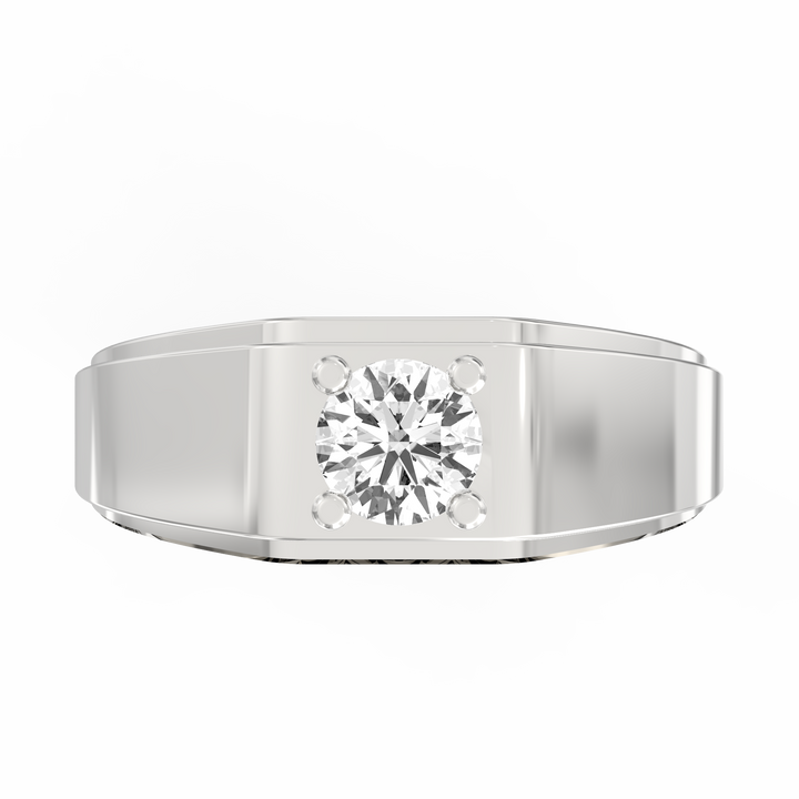 Timeless Solitaire Men's Diamond Ring