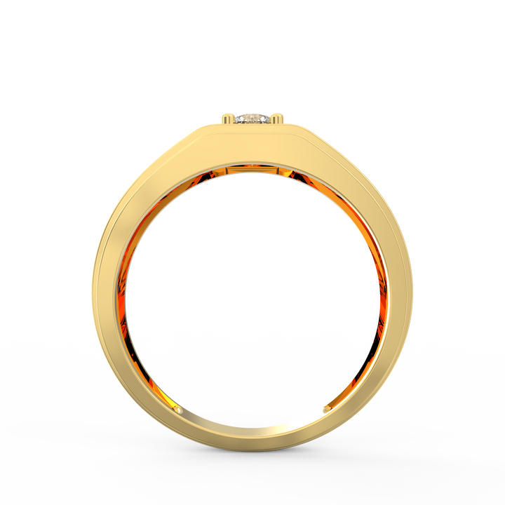 Timeless Solitaire Men's Diamond Ring