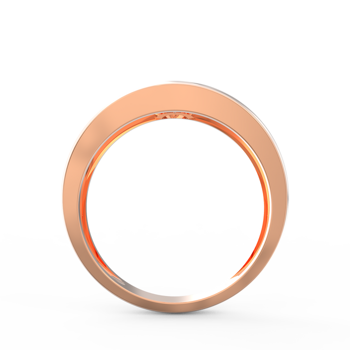 Sleek Solitaire Men's Diamond Statement Ring