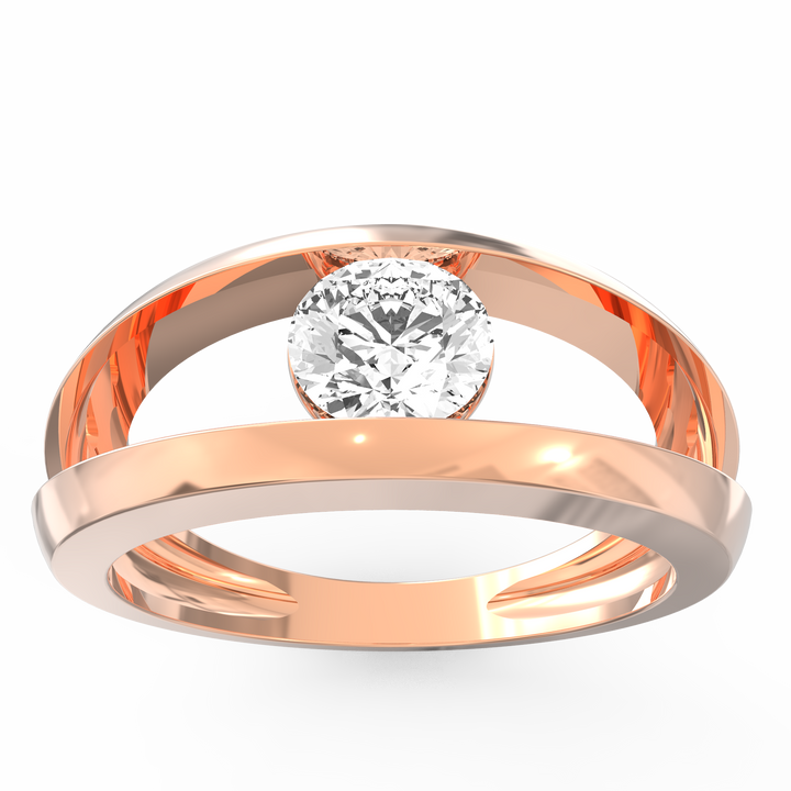 Gentleman's Solitaire Diamond Promise Ring