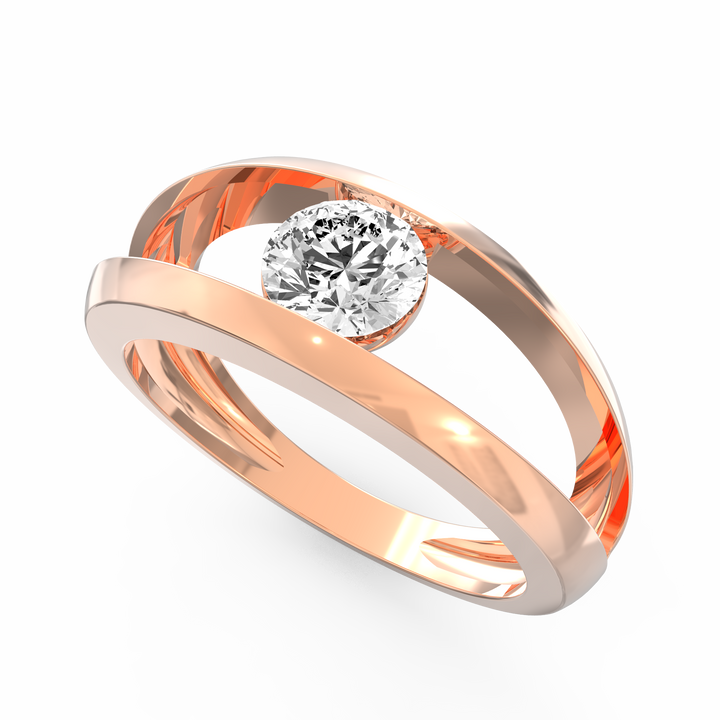 Gentleman's Solitaire Diamond Promise Ring