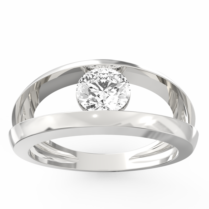 Gentleman's Solitaire Diamond Promise Ring