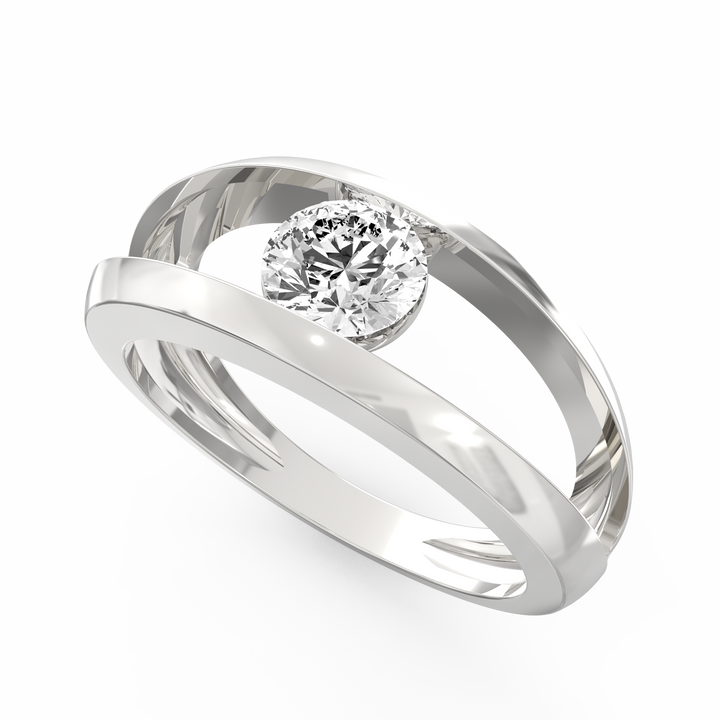 Gentleman's Solitaire Diamond Promise Ring