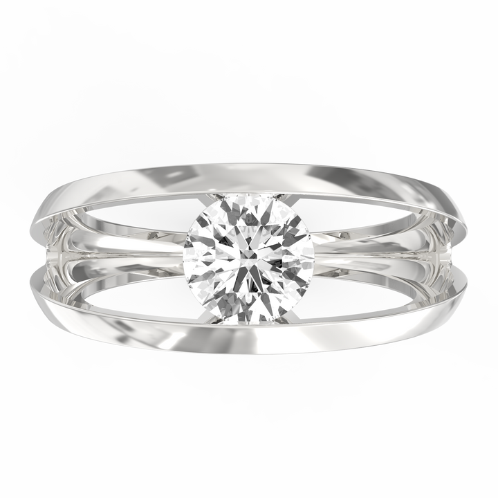 Gentleman's Solitaire Diamond Promise Ring