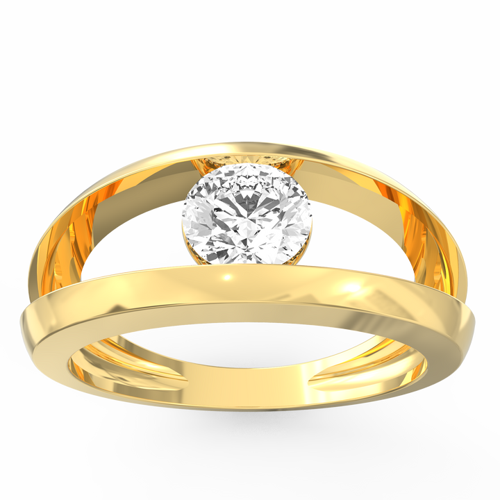 Gentleman's Solitaire Diamond Promise Ring