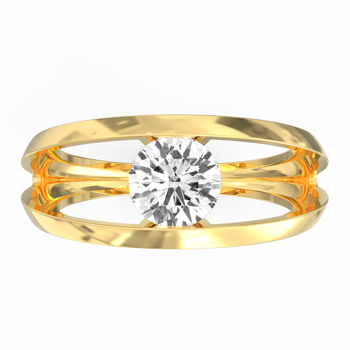 Gentleman's Solitaire Diamond Promise Ring