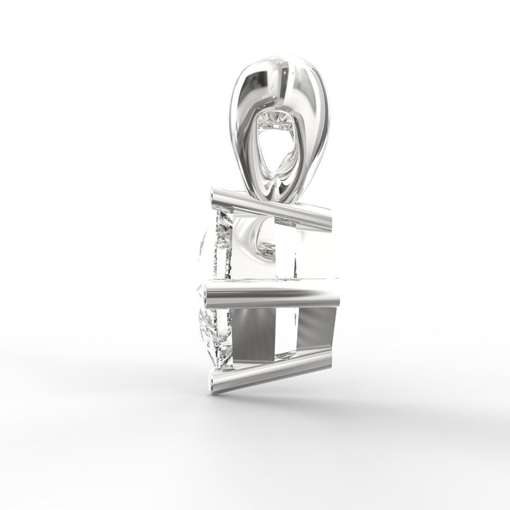 Princess Solitaire Diamond Pendant