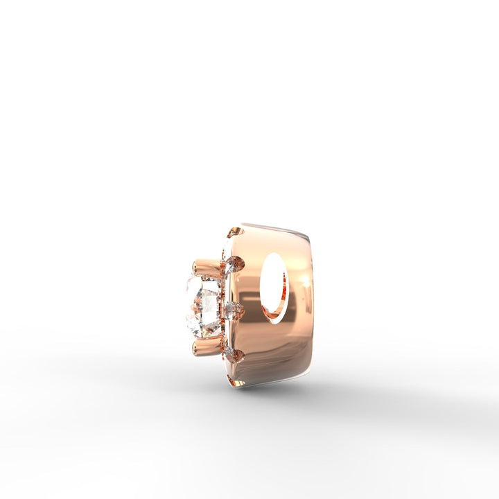 Halo Solitaire Diamond Pendant