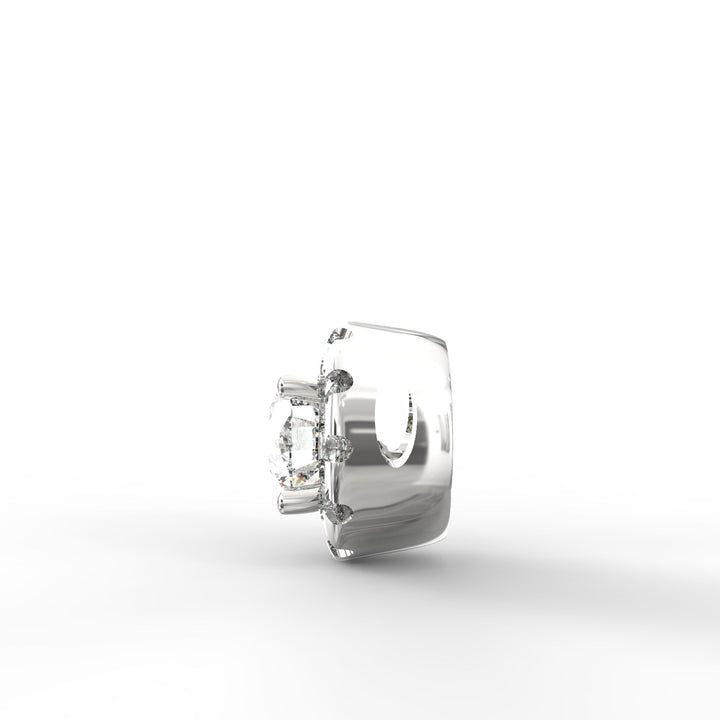 Halo Solitaire Diamond Pendant
