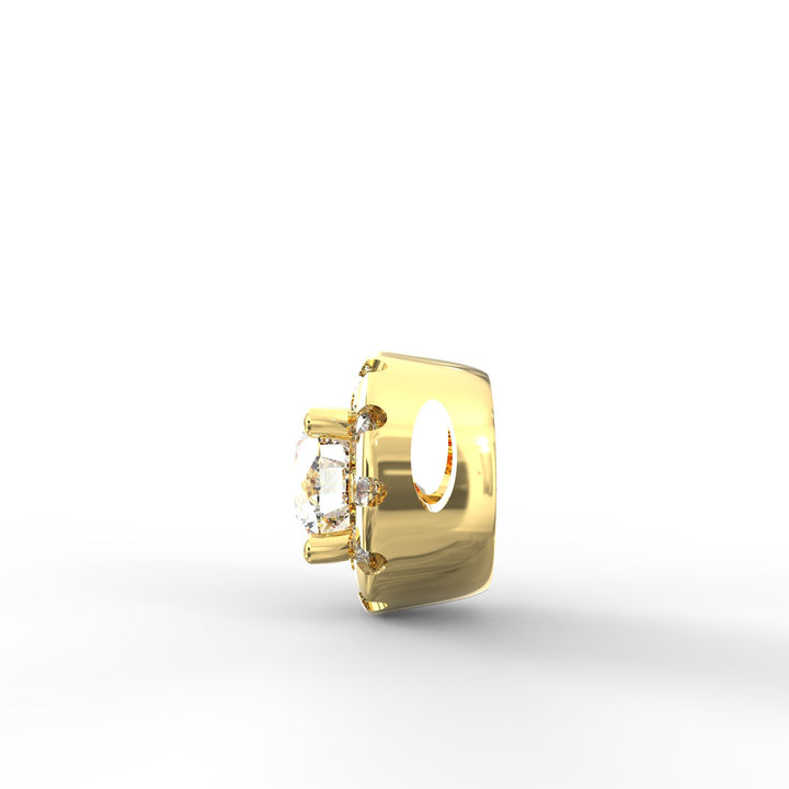 Halo Solitaire Diamond Pendant