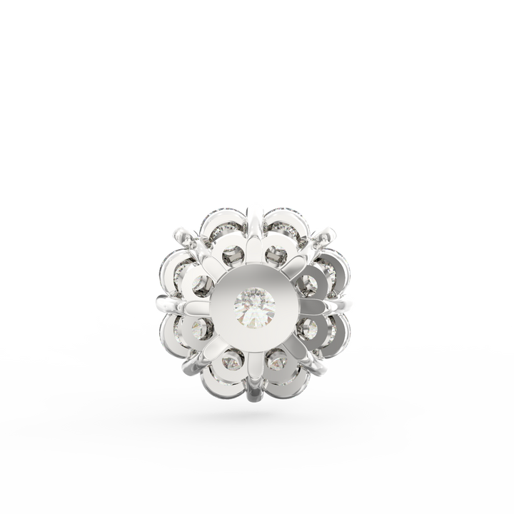 Ethereal Radiance: Round Diamond Solitaire Pendant