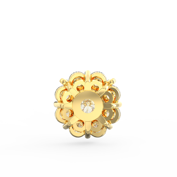 Ethereal Radiance: Round Diamond Solitaire Pendant