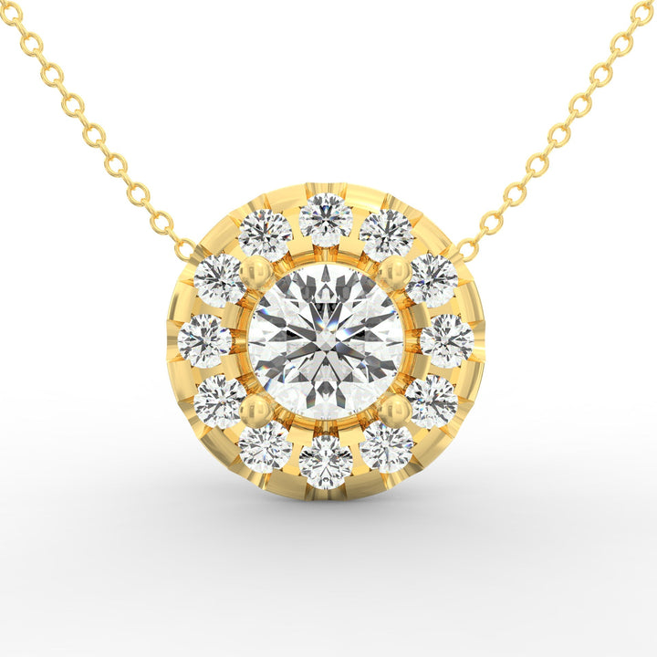 Captivating Brilliance: Pendant with a 1.45ct Diamond Solitaire