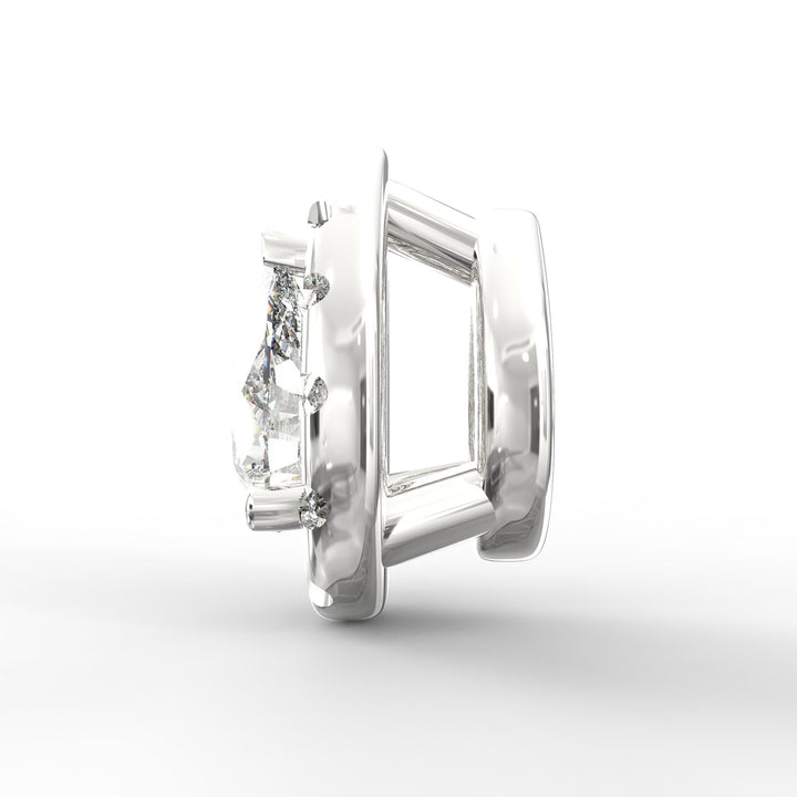 Pear-Shaped Solitaire Diamond Pendant