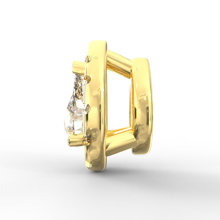 Pear-Shaped Solitaire Diamond Pendant