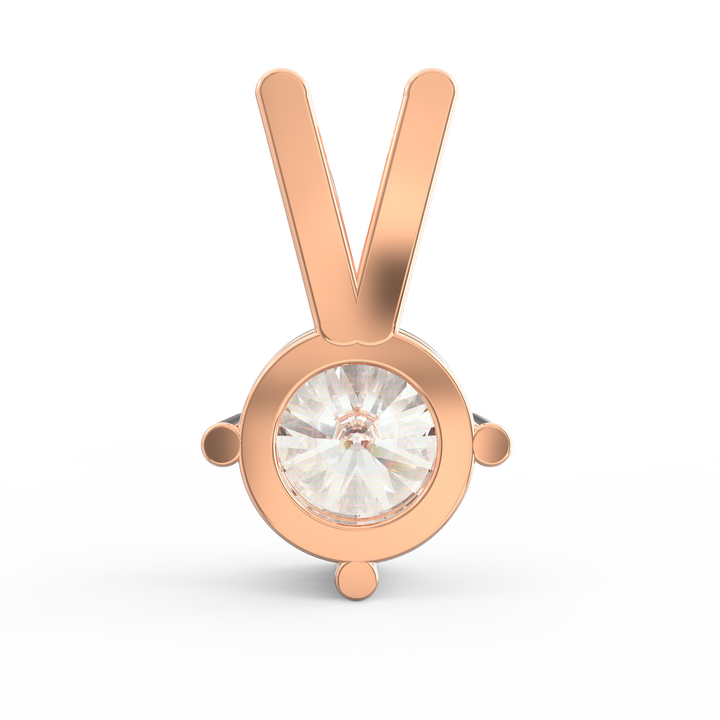 Timeless Charm: Round Brilliant Cut Diamond Solitaire Pendant