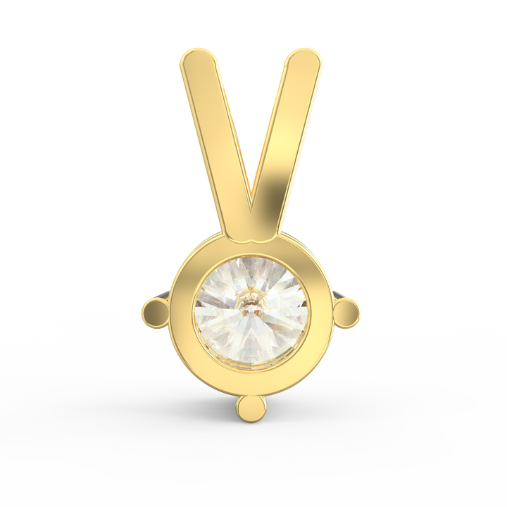 Timeless Charm: Round Brilliant Cut Diamond Solitaire Pendant