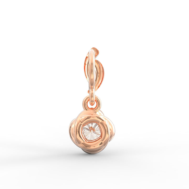 Round-Shaped Solitaire Diamond Pendant