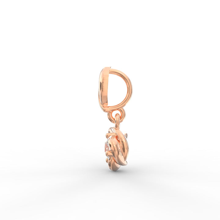 Round-Shaped Solitaire Diamond Pendant